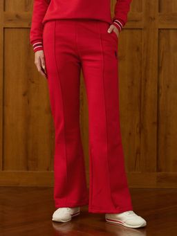 U.S. POLO ASSN. - Solid Flared Fit Trousers