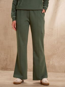 U.S. POLO ASSN. - Solid Flared Fit Trousers