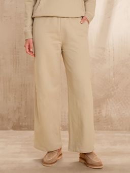 U.S. POLO ASSN. - Solid Wide Leg Fit Trousers