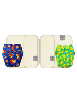 Dumbledo - Cloth Diapers with Superabsorbent Insert and Booster Pad (Pack of 2) (18-24 Months)
