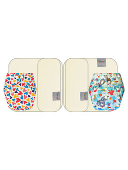 Dumbledo - Cloth Diapers with Superabsorbent Insert and Booster Pad (Pack of 2) (18-24 Months)