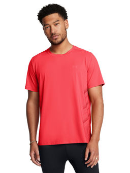 Under Armour - Red Mens Launch Elite Graphic Short Sleeves T-Shirt