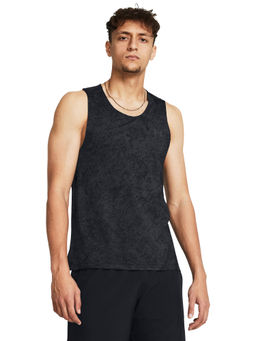 Under Armour - Black Mens Launch Elite Printed Singlet Tank
