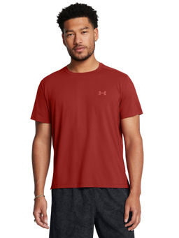 Under Armour - Orange Mens Launch Elite Short Sleeves T-Shirt