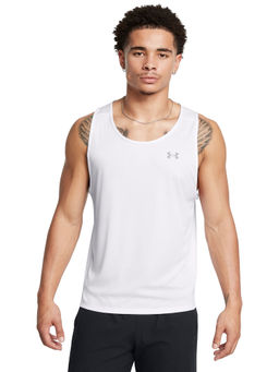 Under Armour - White Mens Velocity Tank