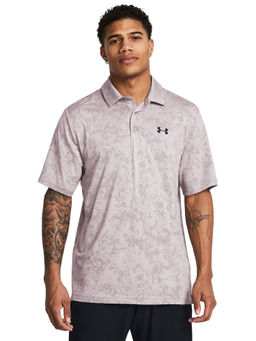Under Armour - Grey Mens Playoff 3.0 Line Jacquard Polo T-shirt