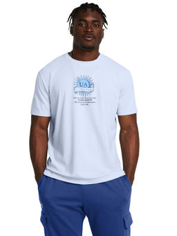 Under Armour - Blue Mens SUN UP TO SUN DOWN Short Sleeve T-shirt