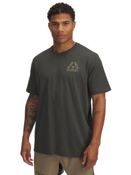 Under Armour - Grey Mens Project Rock Short Sleeve T-shirt