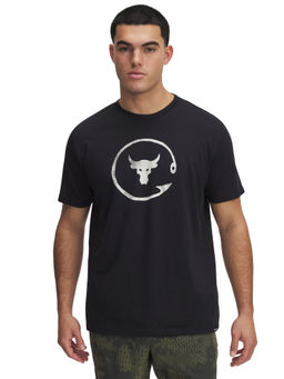 Under Armour - Black Mens Project Rock Short Sleeve T-shirt