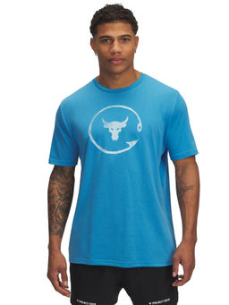 Under Armour - Blue Mens Project Rock Short Sleeve T-shirt