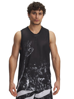 Under Armour - Black Mens Curry Signature Sub Sleeveless Tank