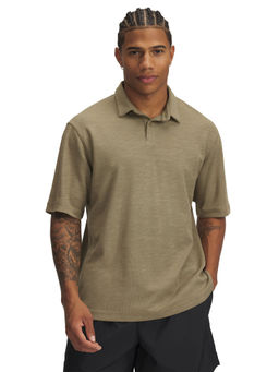 Under Armour - Brown Mens Meridian Short Sleeve Polo T-shirt