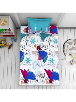 CORE Designed by SPACES - Disney Cotton Machine Washable Great Value Single Bedsheet - Lt Green