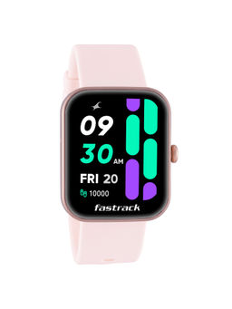 Fastrack - Reflex Hello Smart Watch with Silicone Pink Strap