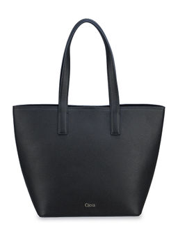 Gioia - Renata Large Classic Black Leather Tote