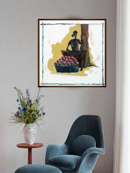 The Art House - Abstract Painting Multicolor (40X30 Inches)