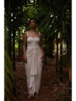 Twinkle Hanspal - Draped Dress with Strap