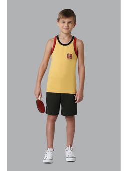 Van Heusen Innerwear - Van Heusen Boys Quick Dry & Contrast Trim Vest - Ochre