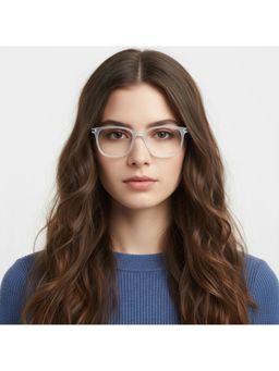 HASHTAG EYEWEAR - Unisex Blokz Clear Lens Square Full Rim Eyeglass-Nekcc-1160062-L.Blu (51)