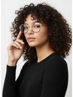 HASHTAG EYEWEAR - Unisex Optibul Clear Lens Irregular Full Rim Eyeglass-Nekcc-1160082-Wht-Blk (49)