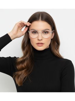 HASHTAG EYEWEAR - Unisex Optibul Clear Lens Irregular Full Rim Eyeglass-Nekcc-1160082-Wht (49)