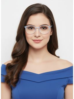 HASHTAG EYEWEAR - Unisex Idefend Clear Lens Round Full Rim Eyeglass-Nekcc-1160092-L.Blu (49)