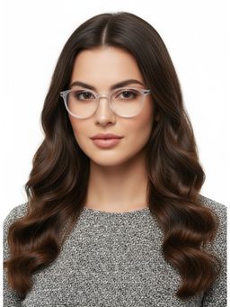 HASHTAG EYEWEAR - Unisex Idefend Clear Lens Round Full Rim Eyeglass-Nekcc-1160092-Wht (49)