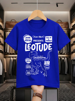 LEOTUDE - Blue Kid's Oversized T-Shirt