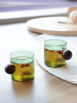 Gleevers - Borosilicate Glass Coffee Green Mug (120ml)