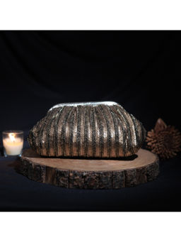 sugarcrush - Brown Rhea Soft Clutch with Detachable Strap