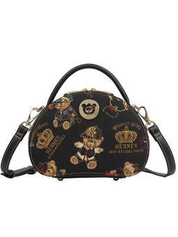 HENNEY BEAR - Crown Bear Sling Bag with Detachable Strap