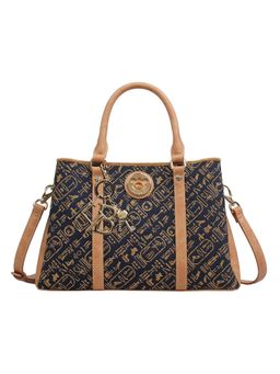 HENNEY BEAR - Cuneiform Top Handbag with Detachable Strap