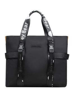 HENNEY BEAR - Black Solid Handbag