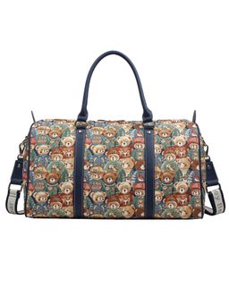 HENNEY BEAR - Green Bear Duffle Bag with Detachable Strap