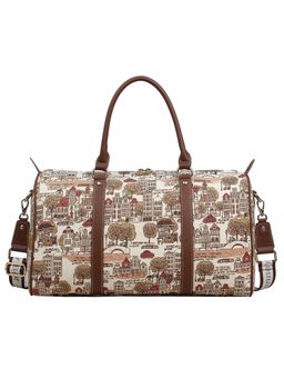 HENNEY BEAR - Tree In Fall Duffle Bag with Detachable Strap
