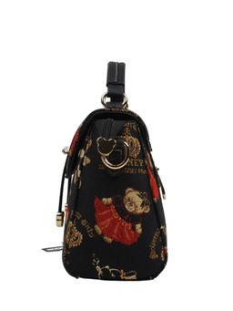 HENNEY BEAR - Crown Bear Top Handbag with Detachable Strap
