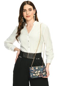 HENNEY BEAR - Navy Blue Hummingbird Sling Bag