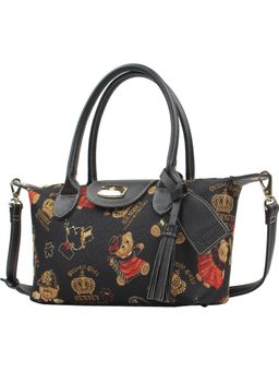 HENNEY BEAR - Crown Bear Top Handbag with Detachable Strap