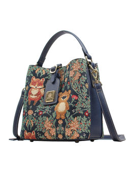 HENNEY BEAR - Bear and Fox Handbag with Detachable Strap
