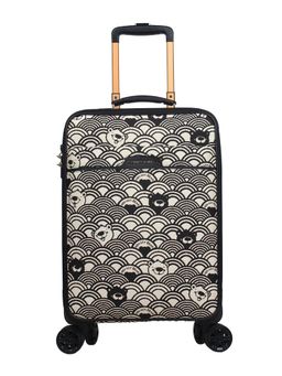 HENNEY BEAR - 20 Inch Black White Wave Trolley Bag