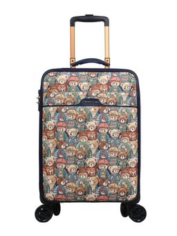 HENNEY BEAR - 20 Inch Green Bear Trolley Bag