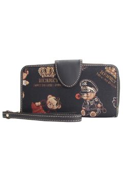 HENNEY BEAR - Crown Bear Wristlet Wallet