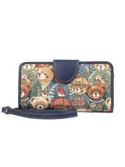 HENNEY BEAR - Green Bear Wristlet Wallet