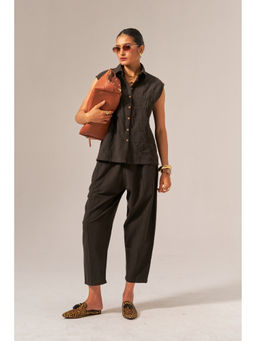 SPACE - Chaand Black Shirt With Pant