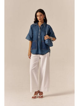 SPACE - Cloudline Blue Shirt With Pant