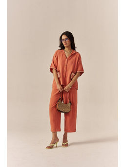 SPACE - Dusk Peach Shirt With Pant