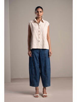SPACE - Easy Hour White Shirt With Pant