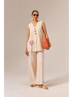 SPACE - Fiji White Top And Pant