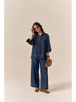 SPACE - Gelato Blue Shirt With Pant