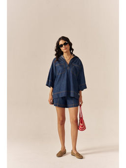 SPACE - Gelato Blue Shirt With Pant